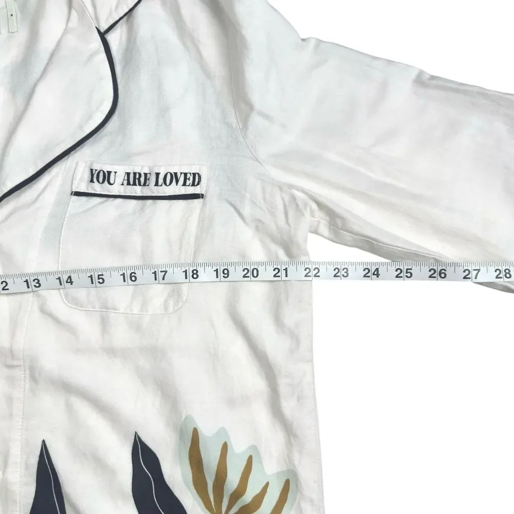Kenzie Parrott x Anthropologie | Women | Nature Print Pajama Matching Set | Sz M